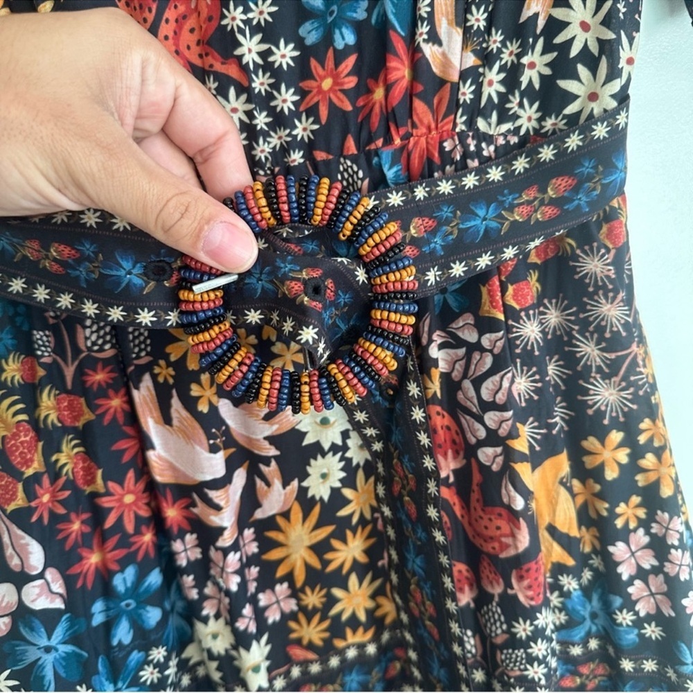Farm Rio Black Jujus Garden Maxi Dress - Picture 8 of 10